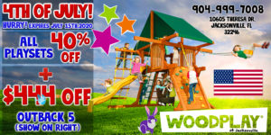 Playset Independence sale 2020! Woodplay Of Jax